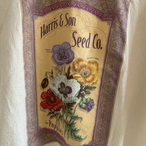 Vintage Harris and Son Poppies Seed shirt